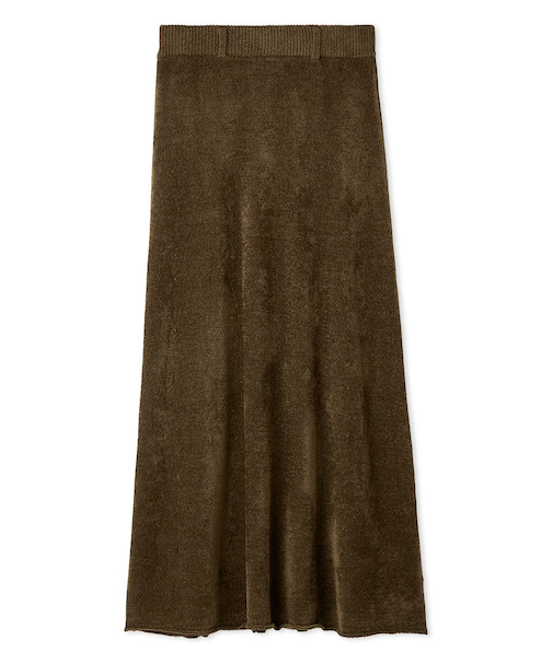 【セットアップ対応】モールヤーンニットスカート