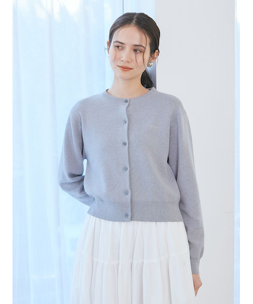 クロップドフォルムカーディガン