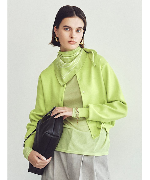 クロップドフォルムカーディガン