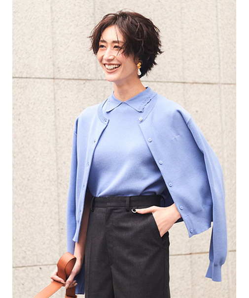 クロップドフォルムカーディガン