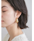 メタルドロップピアス