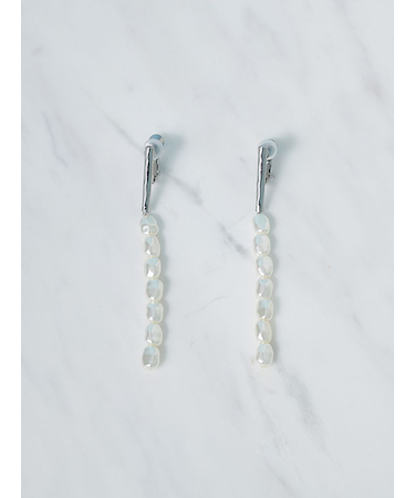 メタルボールチャームイヤリング