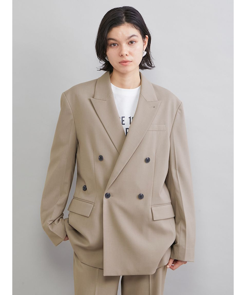 ダブルブレストテーラードジャケット｜ミラオーウェンの通販｜&mall