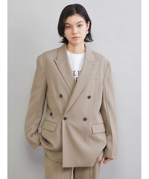 ダブルブレストテーラードジャケット