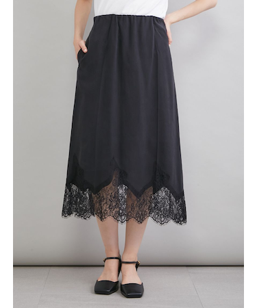 レースヘムスカート