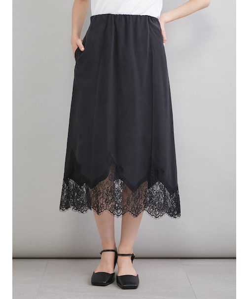 レースヘムスカート