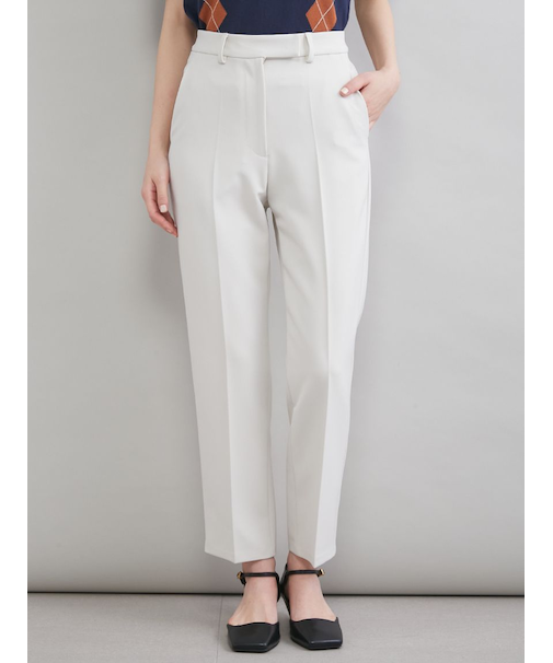 後ろゴムテーパードパンツ