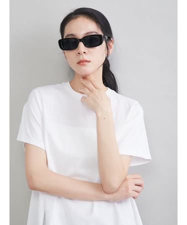 セルフレームスクエアサングラス