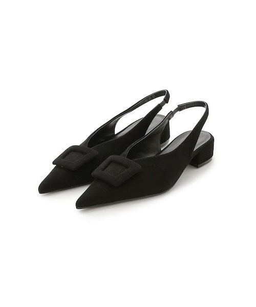 新品 Mila Owen / バックル付きラムレザースリングパンプス バックル付きラムレザースリングパンプス｜ミラオーウェンの通販