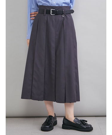 プリーツタックスカート
