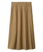 プリーツタックスカート