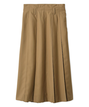 プリーツタックスカート