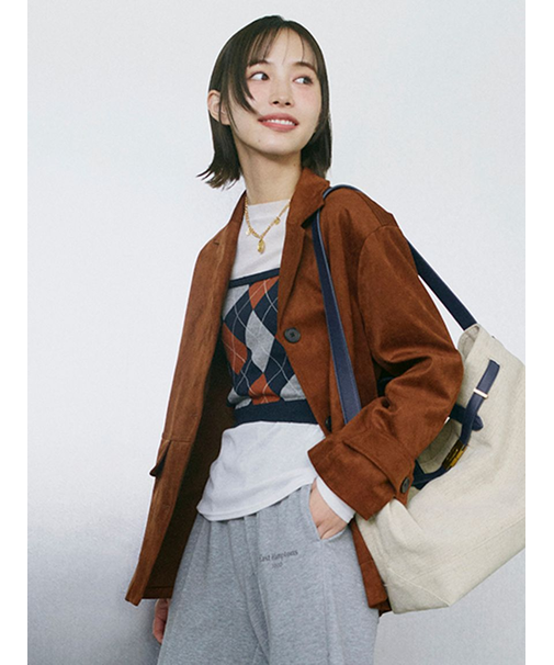 リサイクルスウェードライクジャケット