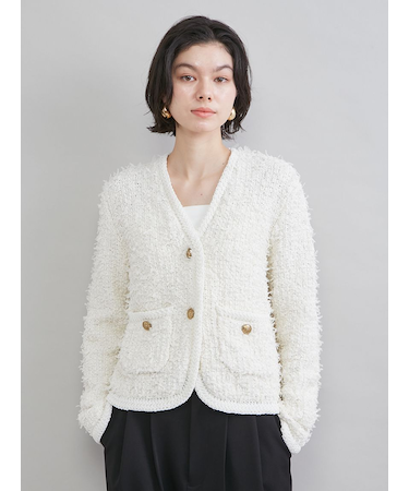 ニットツイードジャケット