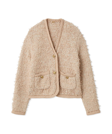 ニットツイードジャケット