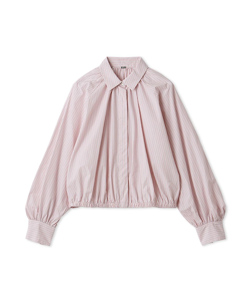 クロップドギャザーバルーンシャツ