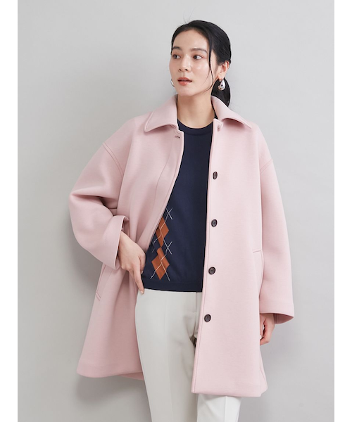 ステンカラーAラインポンチコート｜ミラオーウェンの通販｜&mall