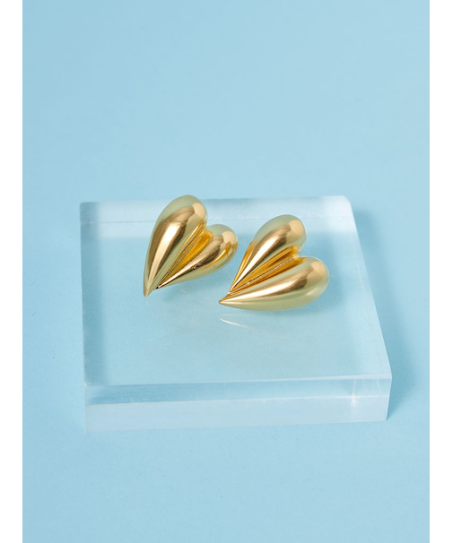 ハートモチーフイヤリング