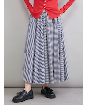 ウエストボリュームフレアスカート