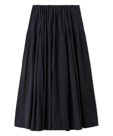 ウエストボリュームフレアスカート