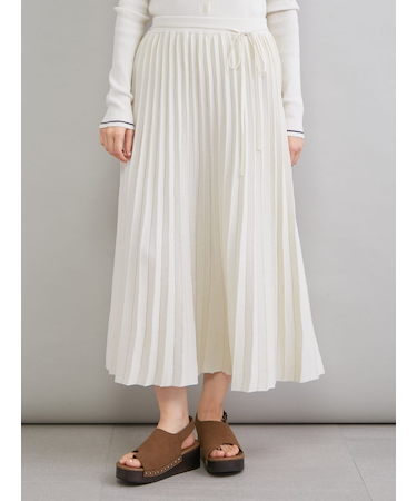 ニットプリーツスカート