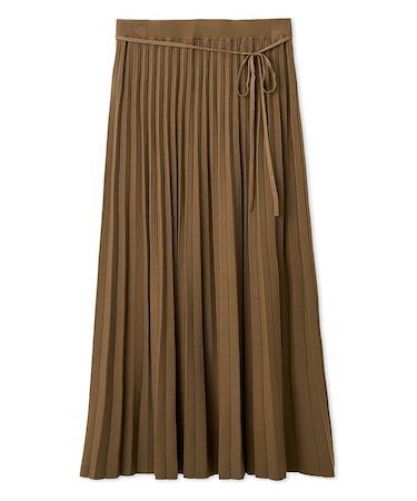 ニットプリーツスカート