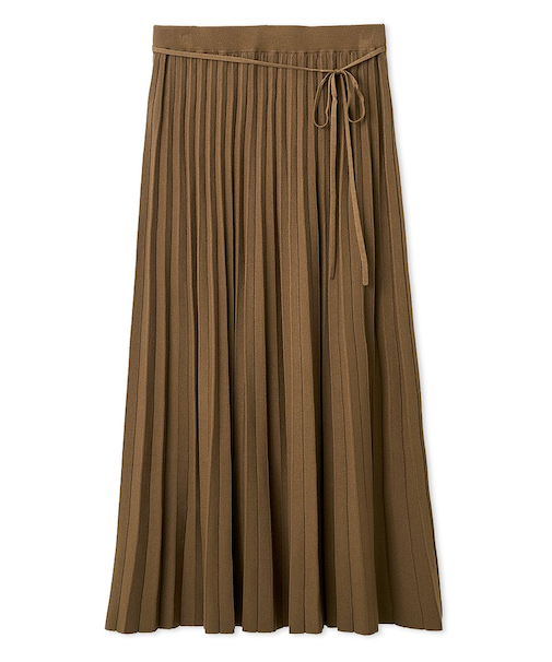 ニットプリーツスカート