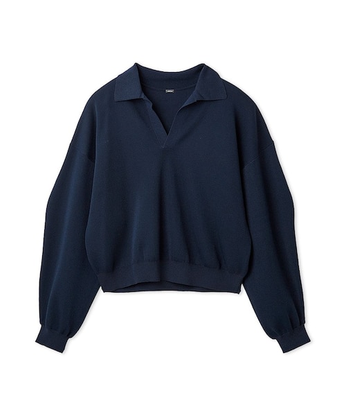 セットアップ対応】モールヤーンタートルニットプルオーバー｜ミラ