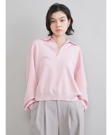 【WEB限定カラー】シアーポロニット