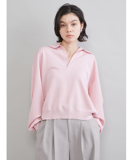 【WEB限定カラー】シアーポロニット