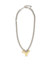 ランダムプレートチャームチェーンネックレス