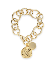 コインモチーフチェーンブレス