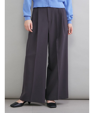 ドライタッチ２タックワイドパンツ