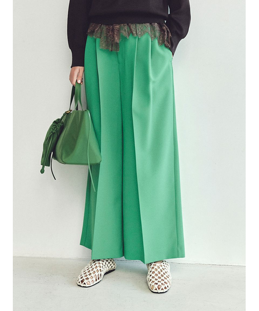 ドライタッチ２タックワイドパンツ