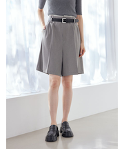 トリミングハーフキュロットパンツ