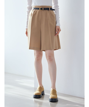 トリミングハーフキュロットパンツ