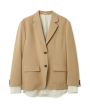 シャツレイヤードジャケット