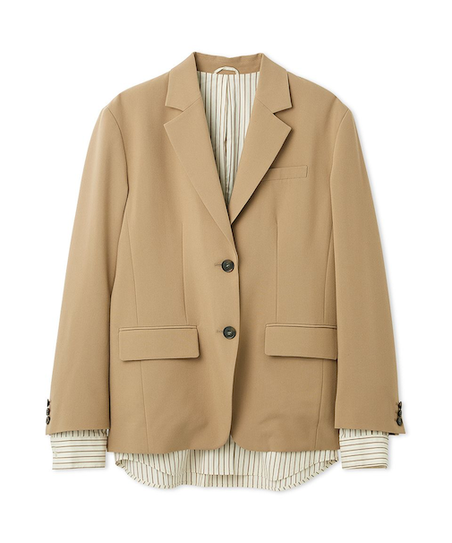 シャツレイヤードジャケット