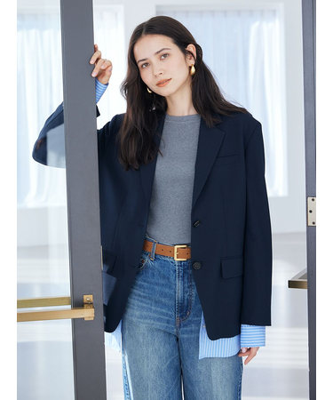 シャツレイヤードジャケット