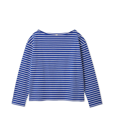 ボートネックボーダーTシャツ