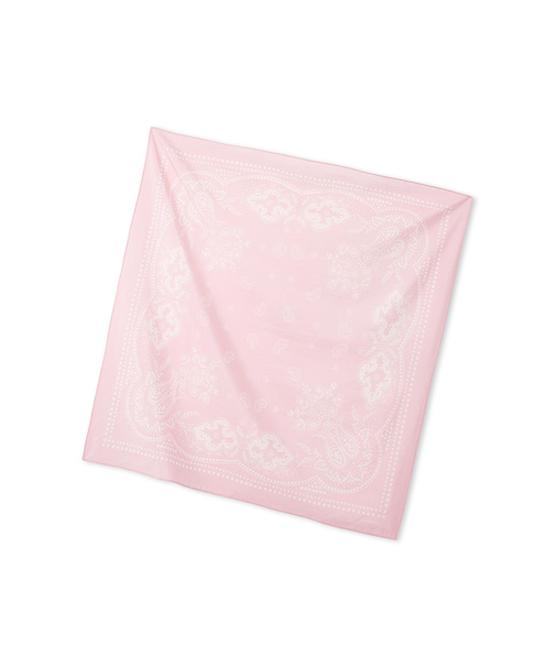 バンダナ柄綿シルクスカーフ