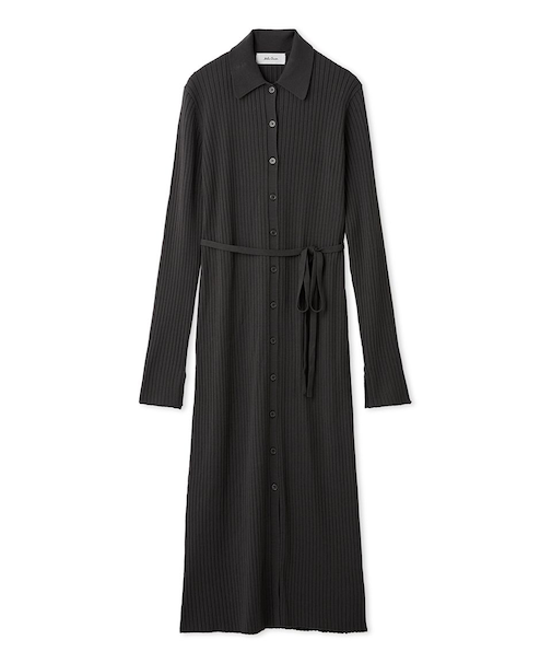 ワイドリブロングカーディガン