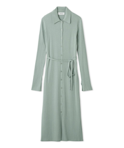 ワイドリブロングカーディガン