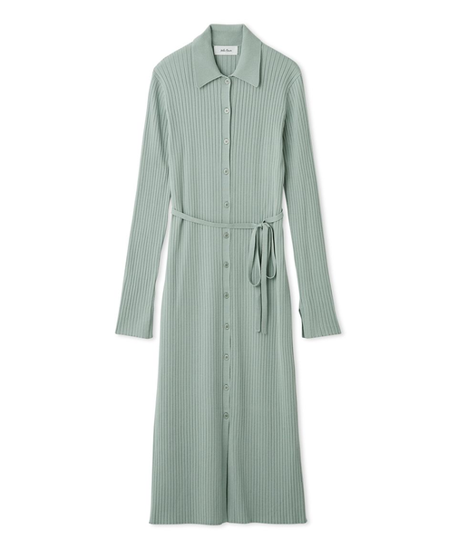 ワイドリブロングカーディガン