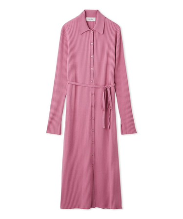 ワイドリブロングカーディガン