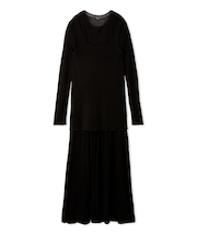 シアーニットワンピース