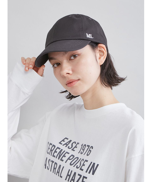 ポイントロゴ刺繍キャップ