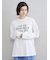 ３段ロゴグラフィックロングＴシャツシャツ
