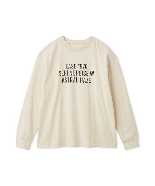 ３段ロゴグラフィックロングＴシャツシャツ