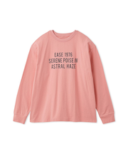 ３段ロゴグラフィックロングＴシャツシャツ